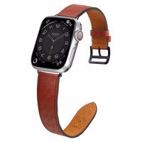 Strap Leather jaoks Apple Watch 38 / 40 / 41 mm band bracelet - punane