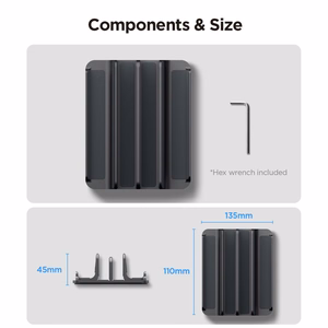 SPIGEN LD208S4 VERTIKAALNE SÜLEARVUTI ALUS SPACE hall