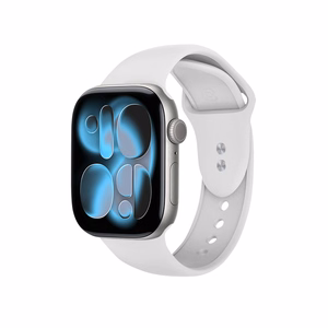 Crong Liquid rihm Apple Watch 38 / 40 / 41 / 42 mm kellale, valge