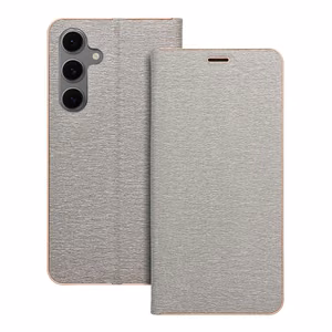 LUNA Book kuldne jaoks SAMSUNG S24 FE hõbedane