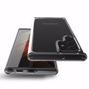 Ümbris jaoks Samsung S22 ULTRA Clear Ümbris 2 mm Box läbipaistev
