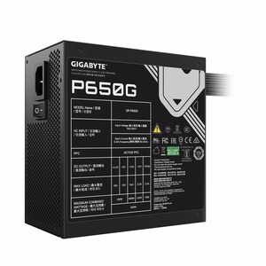 Gigabyte GP-P650G toiteplokk 650 W 20+4 kontaktiline ATX ATX must