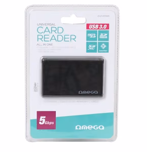 Kaardilugeja Omega (OUCR33IN1) (microSDHC,SDHC,SDXC USB 3.0) must
