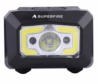 Superfire X30 headlamp, 340 lm, USB, 5 modes, 130 m