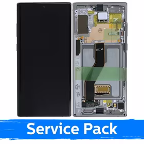 LCD Ekraan Ühildub Samsung N975 Note 10 Plus Koos Frame / Aura Glow / (Service Pack)