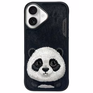 Nimmy Big Eyed Pet 2.0 Panda ümbris jaoks iPhone 16 - must