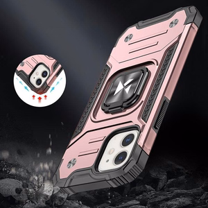 Wozinsky Ring Armor iPhone 14 Plus soomustatud ümbris magnetiline hoidja rõngas kuldne