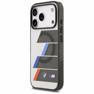 BMW M IML Metal Buttons Tricolor Lines MagSafe Ümbris jaoks iPhone 17 Pro Max - hall