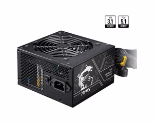 MSI MAG A650BN PCIE5 II toiteplokk 650 W 20+4 kontaktiline ATX ATX must