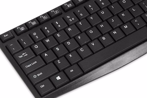 iBOX Eris USB klaviatuur, Must