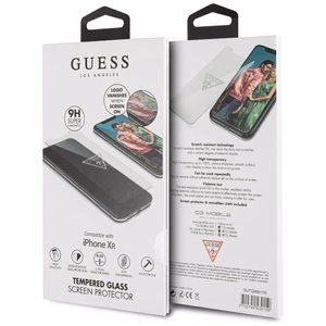 Закалённое стекло Guess Invisible Logo для iPhone Xr