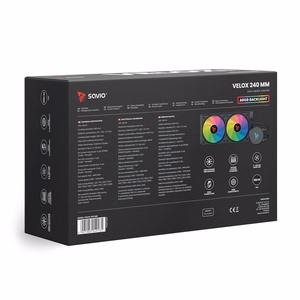 SAVIO VELOX 240 mm CPU vedelikjahuti ARGB-ga