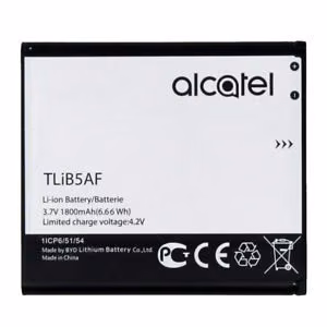 Aku Alcatel TLiB5AF modemi One Touch/Pop C5/OT5036/OT5036D/OT5036/OT5036D/S800/S710 jaoks, 1800mAh