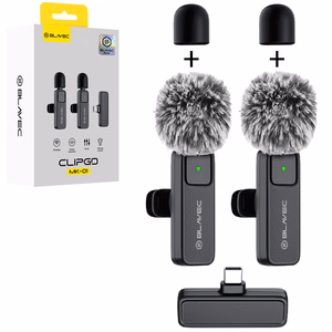 Blavec MK-01 ClipGo klambermikrofonid, 2 tk, USB-C (LMMK01-B) (värv: must)