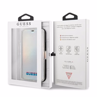 Guess GUFLBKN65BLD iPhone 11 Pro Max hõbedane/hõbedane raamat Iridescent