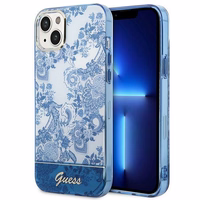Guess GUHCP14MHGPLHB iPhone 14 Plus 6.7" sinine/sinine hardcase Porcelain Collection