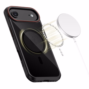 Tech-Protect MagHybrid MagSafe Ümbris jaoks iPhone Air - Must and Punane