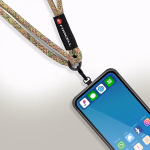 FORCELL F-DESIGN S10X165 crossbody phone lanyard with adjustable length (max 82,5cm in the loop) roheline roosa purple