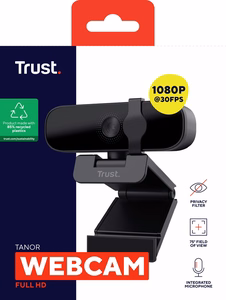 Trust Tanor - 1080p Full HD veebikaamera (must)