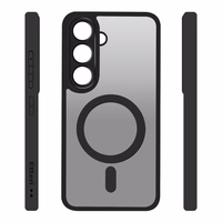 Etteri Matt Mag ümbris jaoks Samsung Galaxy A55 5G must