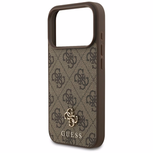 Guess 4G Small Classic Logo MagSafe ümbris jaoks iPhone 17 Pro - brown