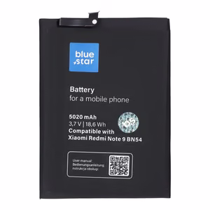 Aku jaoks Xiaomi Redmi Note 9 (BN54) 5020 mAh Sinine Star