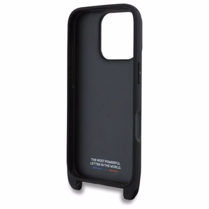 BMW M Edition Carbon Tricolor Lines & Strap Ümbris jaoks iPhone 16 Pro Max - must
