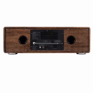 AKAI AM-100 RHAPSODY stereosüsteem, 30W RMS, Bluetooth 5.0, DAB+/FM, CD/USB, AUX, pruun/must
