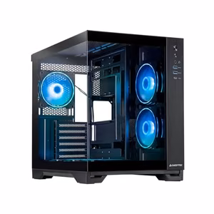 Корпус CHIEFTEC VISIO GM-30B-TG-OP MidiTower ATX MicroATX MiniITX чёрный прозрачный