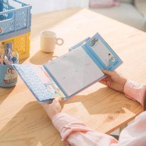 Moomins A4 nädalaplaneerija märkmepaberitega