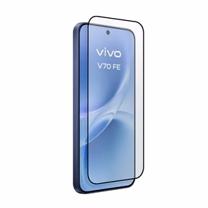 Crong 3D Armour Glass Lite kogu pinnaga liimitav karastatud ekraanikaitseklaas Vivo V70 FE 5G telefonile