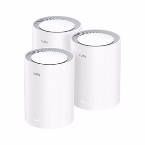 Cudy AX3000 Wi-Fi 6 Mesh 2.5G kaheribaline lahendus (2,4/5 GHz), Wi-Fi 6 (802.11ax), valge, siseantenn