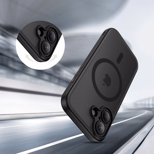 Tech-Protect Magpeak Magsafe CC Ümbris jaoks iPhone 17 - Matte must