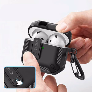 Tech-Protect Carbonox Ümbris jaoks AirPods 4 - must