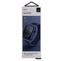 Uniq Dante Stainless Steel rihm Apple Watch 1/2/3/4/5/6/7/8/SE/SE2 38/40/41mm - sinine