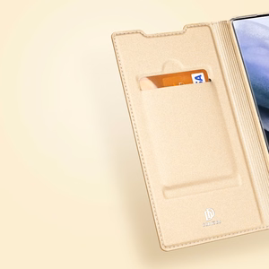 Чехол-книжка Dux Ducis Skin Pro для Samsung Galaxy S22 Ultra золотой