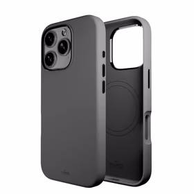 Puro Icon Mag Pro MagSafe Silicone Ümbris jaoks iPhone 16 Pro - Dark Hall