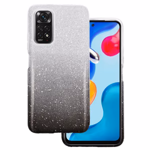 Back Ümbris BLING jaoks Xiaomi Redmi Note 11 5G/Note 11S 5G/Poco M4 Pro 5G Must