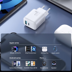 Joyroom JR-TCF21 network charger USB-C / USB-A 20W PD / QC 3.0 - white