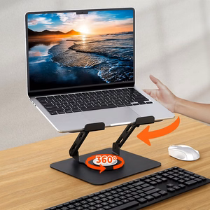 Reguleeritav, pööratav, ergonoomiline sülearvuti alus 10–17″ LAPTOP STAND ROTO MT2662