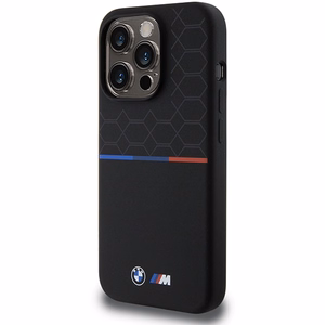 BMW M Silicone Pattern MagSafe ümbris jaoks iPhone 15 Pro - must
