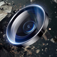 ESR Armorite Karastatud klaas jaoks iPhone 16 Pro / 16 Pro Max Camera - must