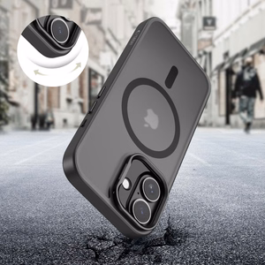 Tech-Protect MagStand MagSafe ümbris jaoks iPhone 17 - matt must
