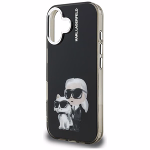 Karl Lagerfeld IML Aquarelle Karl & Choupette & Logo iPhone 16 Ümbris - must