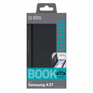 SBS Wallet Smooth ümbris Samsung Galaxy A37 klapiga - must