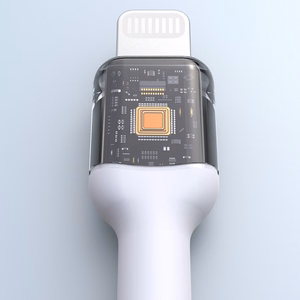 Dudao L9X 30W USB-C - Lightning Kaabel 1m - valge