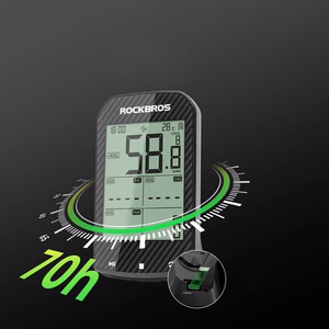 Rockbros M1Pro Bluetooth GPS rattakompuuter, IPX6 – must