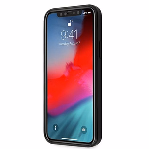 Ferrari FERCAHCP12SBK iPhone 12 mini 5.4" чёрный/чёрный жёсткий чехол On Track Real Carbon