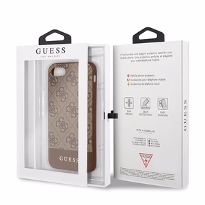 Guess 4G Stripe Collection ümbris jaoks iPhone 7 / 8 / SE 2020 / SE 2022 - brown