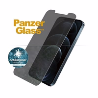 PanzerGlass Standard Super+ antibacterial privaatsus karastatud klaas jaoks iPhone 12 Pro Max